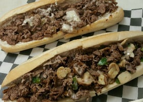 Come try Rubino's Cheesesteaks!