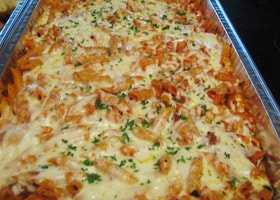 Rubino's Pizzeria Catered Oven Baked Pasta!